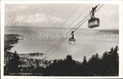 Seilbahn Pfaender Bregenz Lindau  / Bahnen /