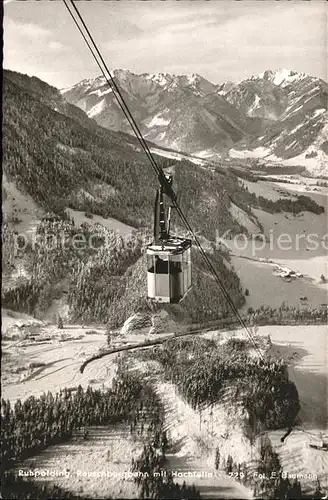 Seilbahn Rauschberg Ruhpolding Hochfelln  / Bahnen /