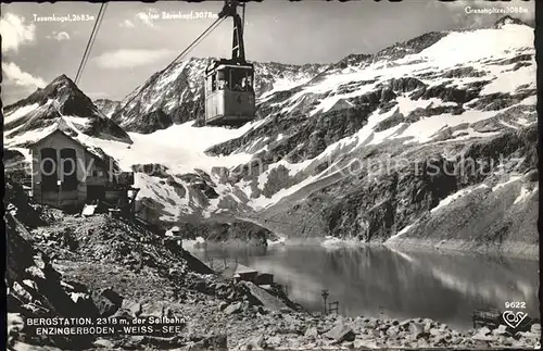 Seilbahn Enzingerboden-Weiss-See Bergstation / Bahnen /