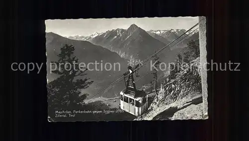 Seilbahn Penken Mayrhofen Tristner Zillertal  / Bahnen /