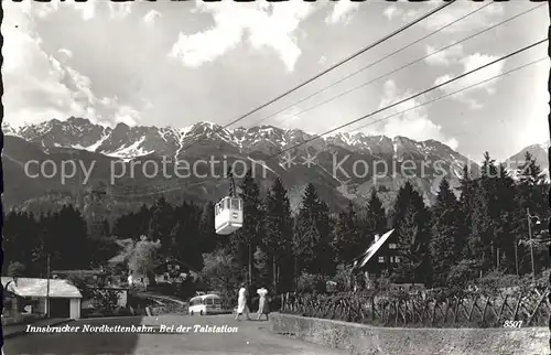 Seilbahn Innsbrucker Nordkettenbahn Talstation / Bahnen /