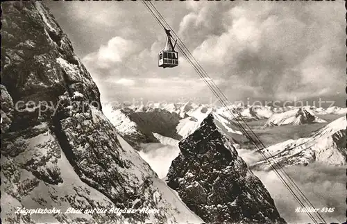 Seilbahn Zugspitzbahn Allgaeuer Alpen  / Bahnen /