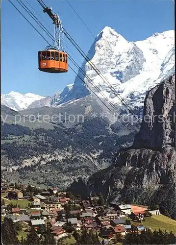 Seilbahn Schilthorn Muerren Wetterhorn Eiger  / Bahnen /