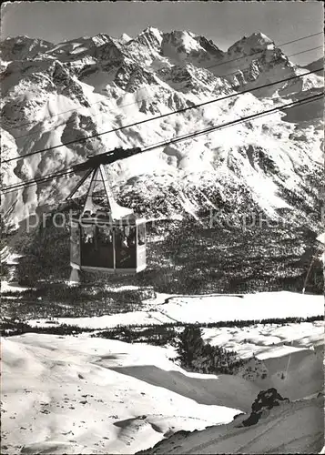 Seilbahn Corviglia-Piz Nair St. Moritz Berninagruppe / Bahnen /