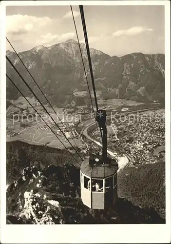 Seilbahn Predigtstuhl Bad Reichenhall Staufen  / Bahnen /