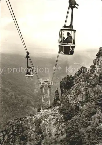 Seilbahn Thale Harz Bodetal Hexentanzplatz / Bahnen /