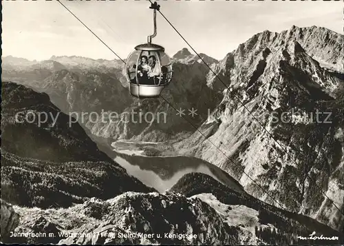 Seilbahn Jenner Watzmann Steinernes Meer Koenigssee  / Bahnen /