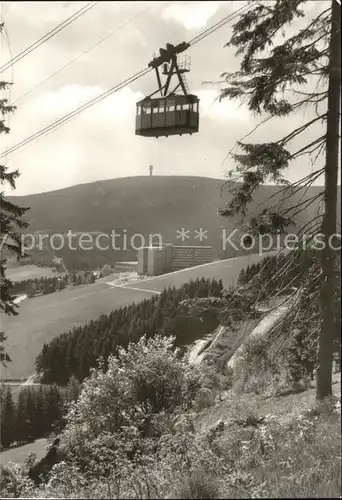 Seilbahn Oberwiesenthal FDGB-Erholungsheim am Fichtelberg Klinovec / Bahnen /