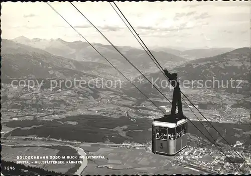 Seilbahn Goldeck Liesertal Spittal Millstaettersee  / Bahnen /