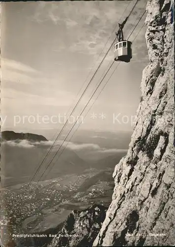 Seilbahn Predigtstuhl Bad Reichenhall  / Bahnen /