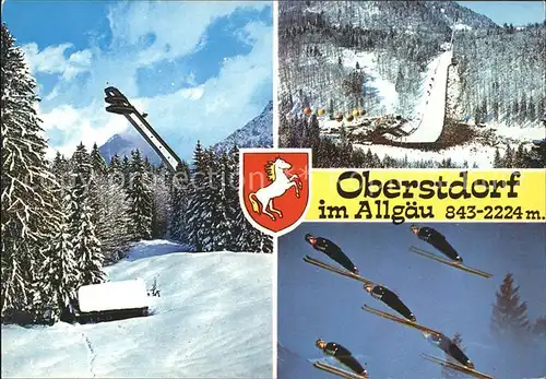 Ski Flugschanze Oberstdorf im Allgaeu  Kat. Sport