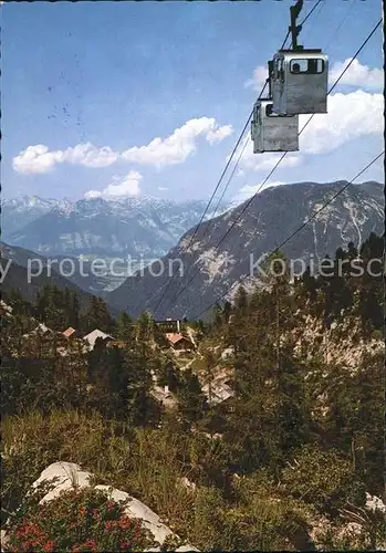 Seilbahn Berghaeuser Krippenbrunn Obertraun / Bahnen /