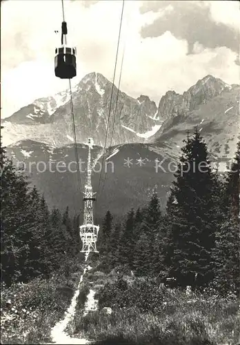 Seilbahn Vysoke Tatry Lanovka na Lomnicky stit / Bahnen /