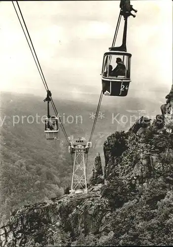 Seilbahn Thale Harz Bodetal Hexentanzplatz  / Bahnen /