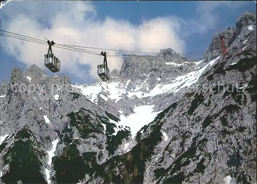 Seilbahn Karwendel Mittenwald Viererspitze  / Bahnen /