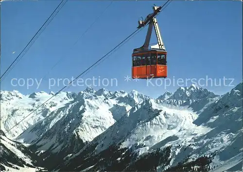 Seilbahn Klosters-Gotschnagrat-Parsenn Silvrettagruppe Verstanklahorn / Bahnen /