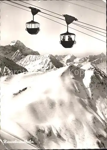 Seilbahn Kanzelwand Riezlern Kuhgehrenspitze Widderstein aelpeleskopf  / Bahnen /