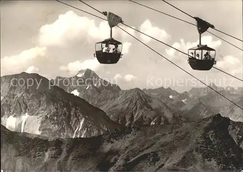 Seilbahn Kanzelwand Riezlern Kleinwalsertal Widderstein Hochkuenzelspitze / Bahnen /