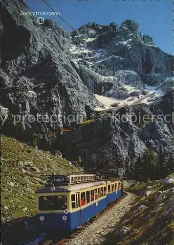 Zugspitzbahn Zugspitze  Kat. Eisenbahn
