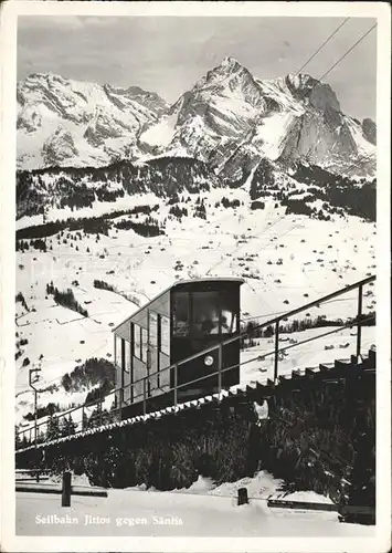 Zahnradbahn Jltios Saentis  Kat. Bergbahn