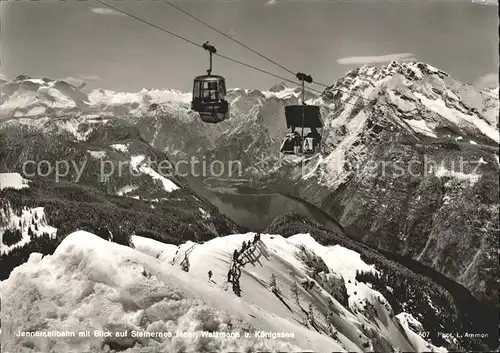 Seilbahn Jenner Sessellift Steinernes Meer Watzmann Koenigssee  / Bahnen /