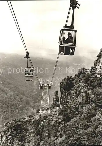 Seilbahn Thale Harz Bodetal Hexentanzplatz  / Bahnen /