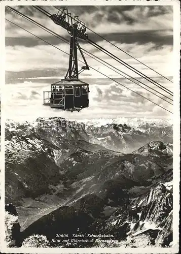 Seilbahn Saentis Glaernisch Berneralpen  / Bahnen /