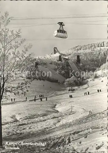 Seilbahn Oberwiesenthal Sportgelaende Ski-Flugschanze  / Bahnen /