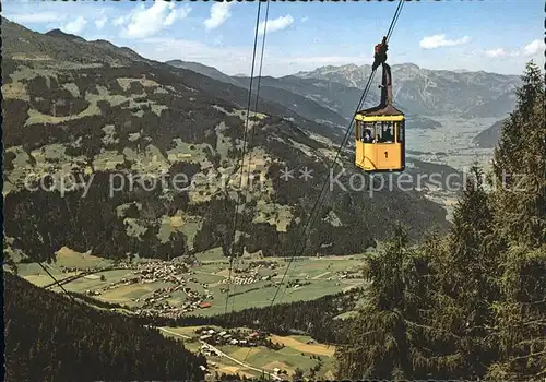 Seilbahn Gerlosstein Zillertal / Bahnen /