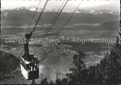 Seilbahn Kanzel Villach Julische Alpen / Bahnen /