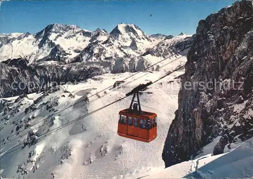 Seilbahn Saulire Courchevel Grande Casse  / Bahnen /