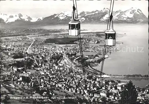 Seilbahn Pfaender Bregenz am Bodensee  / Bahnen /