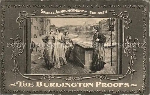 Werbung Reklame The Burlington Proofs  Kat. Werbung