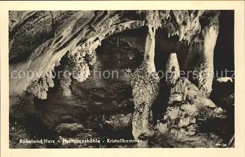 Hoehlen Caves Grottes Ruebeland Hermannshoehle Kristallkammer  Kat. Berge