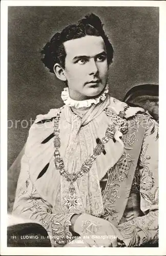 Adel Bayern Ludwig II. Georgritter  Kat. Koenigshaeuser