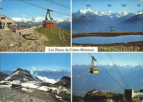 Seilbahn Crans-Montana Restaurant Bella-Lui Glacier Plaine-Morte  / Bahnen /