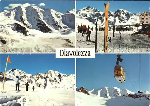 Seilbahn Diavolezza Ski  / Bahnen /