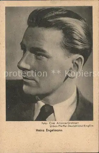 Schauspieler Heinz Engelmann  Kat. Kino und Film