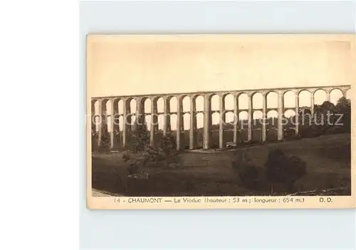 Viadukte Viaduc Chaumont  Kat. Bruecken