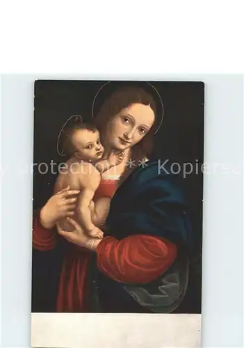 Religion Madonna mit dem Jesusknaben Kuenstlerkarte Giampietrino Kat. Religion