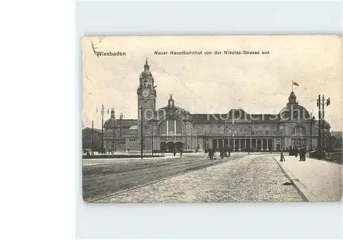 Bahnhof Wiesbaden Hauptbahnhof  Kat. Eisenbahn