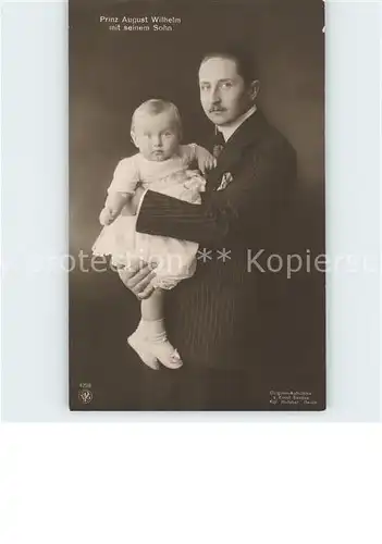 Foto NPG Nr. 4728 Prinz August Wilhelm Sohn Kat. Neue Photographische Gesellschaft