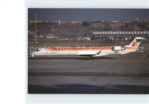 Flugzeuge Zivil Air Nostrum Iberia Regional CRJ 1000EC LJX c n 19008 Kat. Airplanes Avions