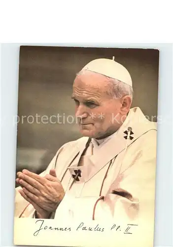 Papst Joannes Paulus PP. II Kat. Religion