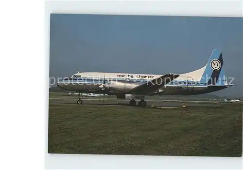 Flugzeuge Zivil Nor Fly Convair 580 LN BWN Kat. Airplanes Avions