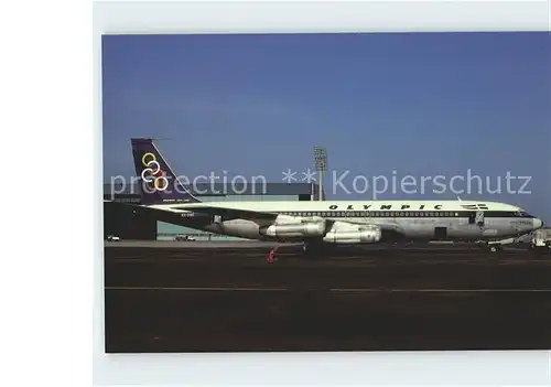 Flugzeuge Zivil Olympic Airways B707 321 SX DBE  Kat. Airplanes Avions