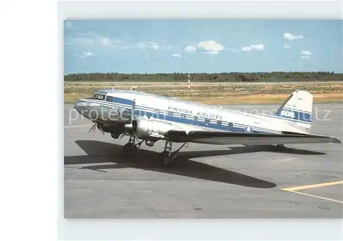 Flugzeuge Zivil Finnish Airlines MDC Douglas DC 3A OH LCH cn 6346 Kat. Airplanes Avions