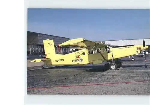 Flugzeuge Zivil Firn Air Pilatus PC 6 Turbo Porter HB FKQ c n 661 Kat. Airplanes Avions