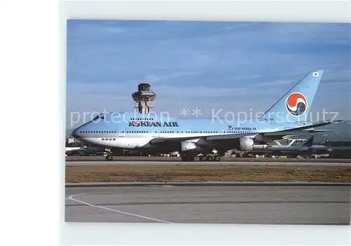 Flugzeuge Zivil Korean Air Boeing 747SP B5 HL7456 cn 22483 501 Kat. Airplanes Avions