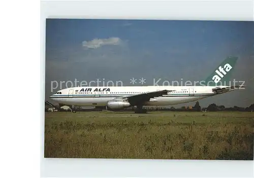 Flugzeuge Zivil Air Alfa Airbus A300B4 103 TC ALN Kat. Airplanes Avions